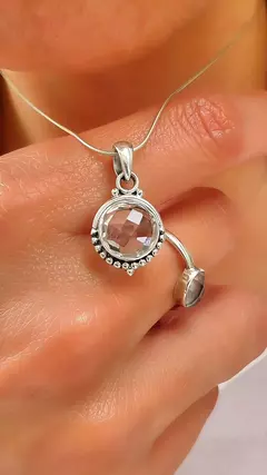 Collar Texas - Cuarzo Cristal y Plata 925 en internet
