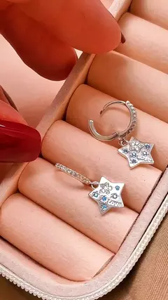 Argollitas Star Micropave y Plata 925 en internet