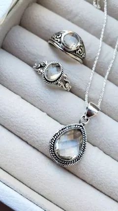 Collar Yucatan - Cuarzo Cristal y Plata 925 en internet