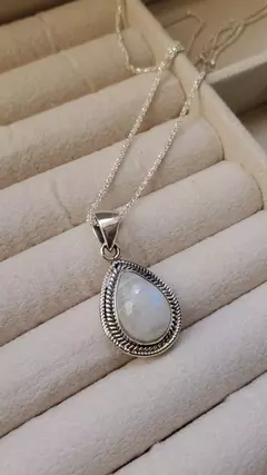 Imagen de Collar Yucatan - Piedra de la Luna y Plata 925