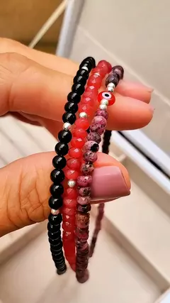 Gargantilla Siena - Rodonita y Plata 925 - tienda online