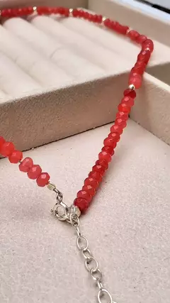 Gargantilla Stone - Raíz de Rubí y Plata 925 en internet