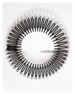 Vincha zig zag con strass en internet