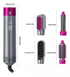 Set Moldeador Cepillo Secador 5 En 1 - Caobamakeup