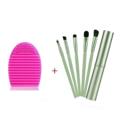 Set De 5 Brochas Con Estuche + Limpiador Brushegg - tienda online