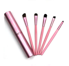 Set 5 Brochas Naturales Y Sintéticas - Caobamakeup