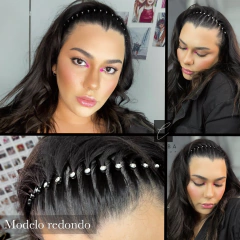 Vincha zig zag con strass - tienda online