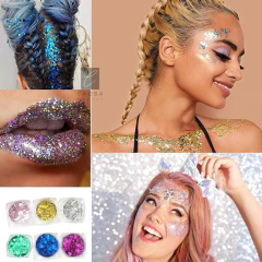 Combo Glitter Brillo Strass Gemas Autoadhesivas + Pegamento en internet