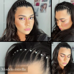 Vincha zig zag con strass