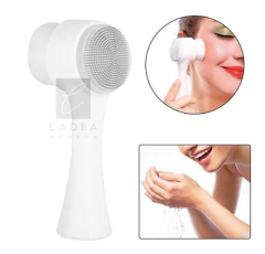 Cepillo De Limpieza Facial Doble Cara Manual Exfoliante - tienda online