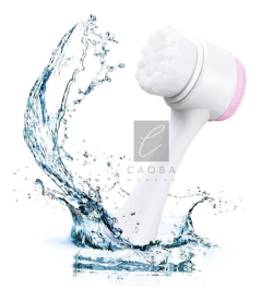 Cepillo De Limpieza Facial Doble Cara Manual Exfoliante