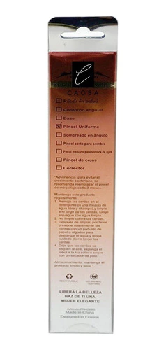 Brocha Individual Uniforme Para Difuminar Sombra Caobamakeup - Caobamakeup