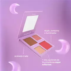 Paleta Ruby Rose Mood Rubor Bronzer Iluminador - comprar online