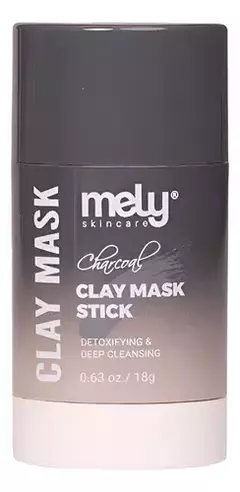Mely mascarilla stick de ARCILLA y EXTRACTO DE CARBON en barra