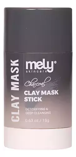 Mely mascarilla stick de ARCILLA y EXTRACTO DE CARBON en barra