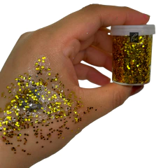 FRASQUITO INDIVIDUAL GLITTER DORADO - comprar online