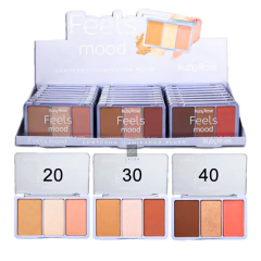 Paleta Contorno Iluminador Rubor Feels Mood Ruby Rose en internet
