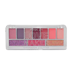 Paleta De Sombras + Glitter Love Maker Pink 21 en internet