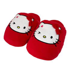 PANTUFLAS KITTY ROJAS