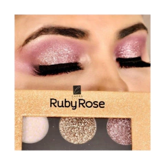 Imagen de Paleta Shine Glitter Cremoso Ruby Rose LIQUIDACION
