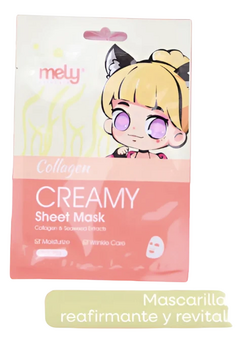 Mely Mascarilla Facial Con Colageno Y Extracto De Alga - comprar online