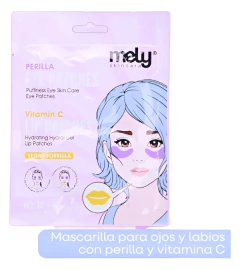 Mascarilla Contorno De Ojos Y Labios Con Perilla Vit C Mely - comprar online