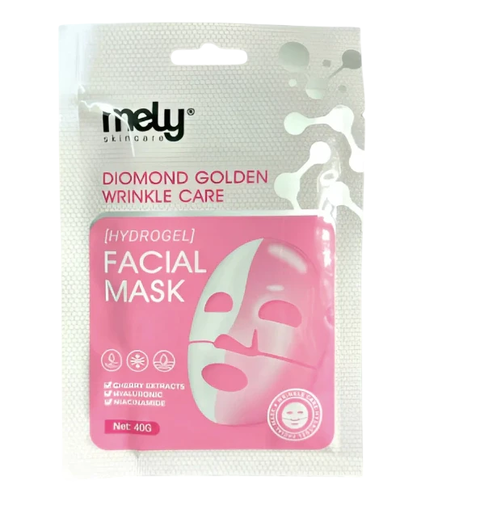 Mely Mascarilla Hydrogel Diomond Golden Lineas De Expresion - comprar online