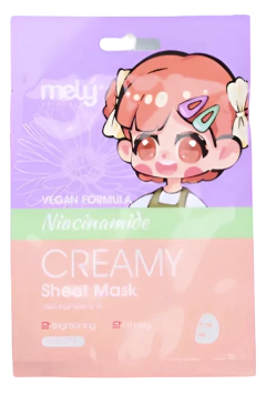 Mascarilla Facial Con Niacinamida Y Vitamina E Mely Vegana - comprar online