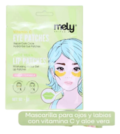 Mascarilla Contorno De Ojos Y Labios Vit C Y Aloe Vera Mely - comprar online