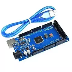 Placa Mega 2560 CH340 + Cabo Usb para Arduino