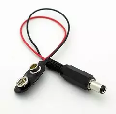 Adaptador Bateria 9V com Plug P4