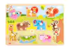Quebra Cabeça de Encaixe com Pinos - Floresta, +18 meses, 10 peças, Tooky Toys