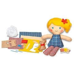 Costure a Boneca e seu Cachorrinho, Kit c/ Agulha Plástica, Brinquedo Educativo Artesanal - comprar online