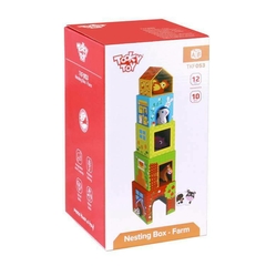 Caixas de Empilhar da Fazendinha - Robótica Toys | Brinquedos Educativos