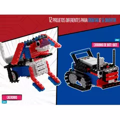 Kit Robótica Turma da Mônica 12 em 1 com Brinde de Mônica, Controle Remoto, STEM, Motor DC - Robótica Toys | Brinquedos Educativos