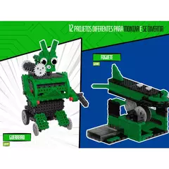 Kit Robótica Turma da Mônica 12 em 1 com Brinde de Cebolinha, Controle Remoto, STEM, Motor DC na internet