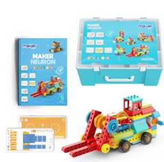 Conjunto Educacional de Robótica 12 em 1, Motor, Módulo Conversor, Controle Remoto, APP, 6+