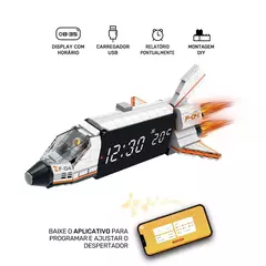 Relógio Digital de Foguete para Montar, Kit de Robótica Educativo, C/ Livro e APP, DIY, +300pcs, +6 anos. - Robótica Toys | Brinquedos Educativos