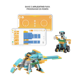 Conjunto Educacional de Robótica 46 em 1 Programável com Motor, Sensor Infravermelho e Ultrassônico, Controle Remoto, APP, +600pcs, 6+ - comprar online