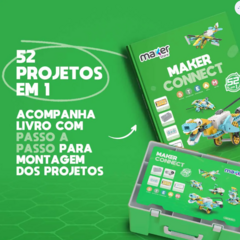 Imagem do Conjunto Educacional de Robótica 52 em 1 Programável com Motor, Controle Remoto, APP, +500pcs, 6+