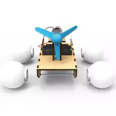 Jangada com Boia de Montagem MDF e Controle Remoto, Kit de Robótica Educativa na internet