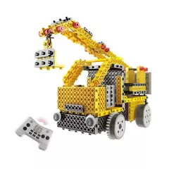 Trator de Controle Remoto 4 em 1, Robótica Educacional, DIY, +6 anos, Amarelo R730 - Robótica Toys | Brinquedos Educativos