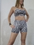 Calza Corta - Micro Corta "White Leopard"