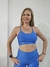 Top Basico "Texture Blue (Azul francia)" - LEMUR FIT