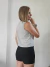 Remera "Olivia Basic" Gris melange - LEMUR FIT