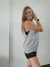Musculosa "Jade Basic" Gris Melange - SIN GENERO - LEMUR FIT