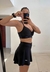Pollera con short Flight Negra (negro) - LEMUR FIT