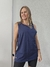 Musculosa "Jade Basic" Azul Marino - SIN GENERO - LEMUR FIT