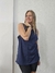 Musculosa "Jade Basic" Azul Marino - SIN GENERO en internet