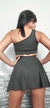 Top Cleo "Gris Plomo" - LEMUR FIT
